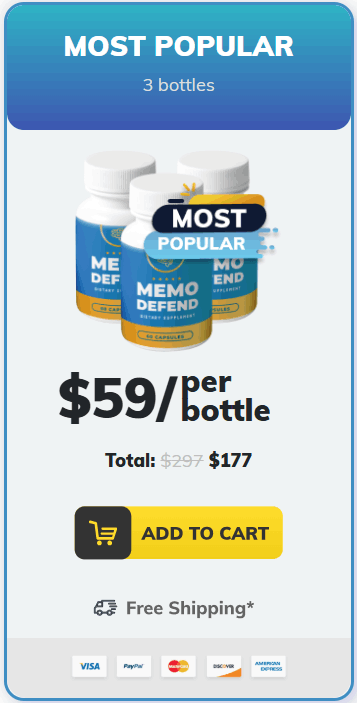 Buy MemoDefend 3 Bottle